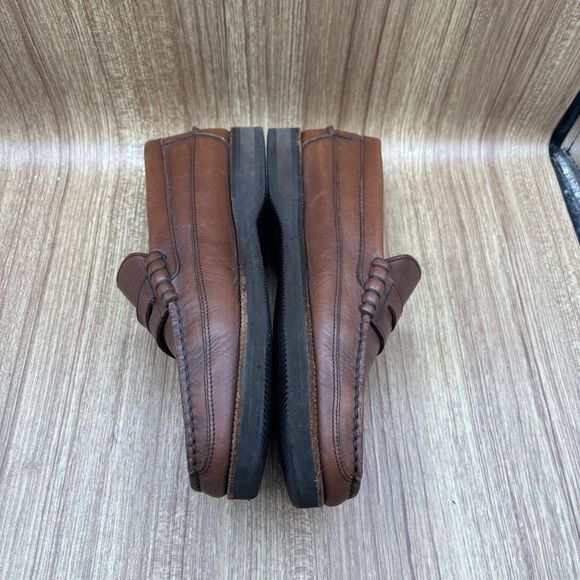 Mephisto Cap Vert Spinnaker Brown Leather Slip On Penny Loafers Mens Size 10 - Picture 7 of 10